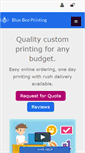Mobile Screenshot of bluebeeprinting.com